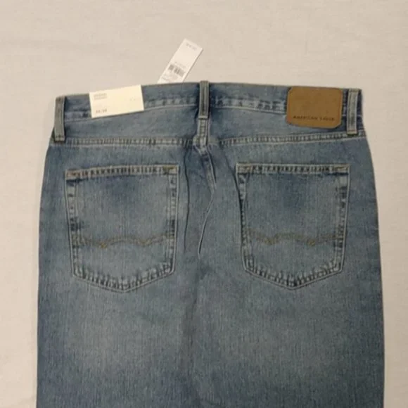 AE Original Straight Jean - Light Vintage No. 4586 - 36 Inseam - NWT - Picture 3 of 4